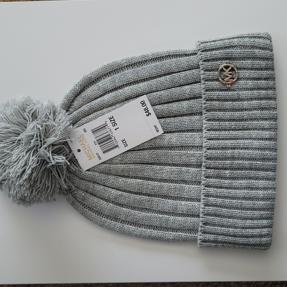 MICHAEL KORS Gray Winter Hat NWT